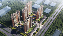 尚东郡位于运城市解放路与大禹街交汇处东北侧